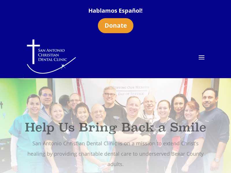 San Antonio Christian Dental Clinic at Haven for Hope